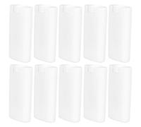 HOMSFOU Tubos de Desodorante Roll-on de Color Claro Transparentes, Envases Rellenables para Crema, Pack de 10 Unidades, a Prueba de Fugas, Compactos y Portátiles para Cuidado Personal