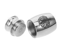 HOMSFOU Urna Pequeña para Cenizas de Mascotas, Acero Inoxidable Resistente, Diseño Tapa Rosca, Urna Conmemorativa para Perros y Gatos, Tamaño 25mm X 16mm, Adecuado para Recuerdo