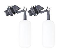 HOMSFOU Válvulas De Flotador De Plástico 6 Pulgadas Para Tanques De Agua Control Automático De Llenado Para Bebederos Y Acuarios Pack De 2 Unidades