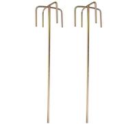 HOMSFOU Varillas Para Mezclar Pintura Al Óleo y Palitos De Cemento Resistentes, Reciclables, Accesorios Para Taladro Eléctrico Para Uso Construcción y Hogar, Set De 2 Piezas