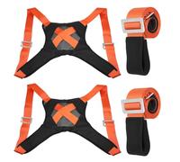 Homshsjhkis 4 Piezas Levantamiento Correas Móviles, Correa Transporte para 2 Personas, Conjunto Cinta Cinturón Transporte con Correas Transporte Ajustables, Mover Muebles Pesados para Levantar Muebles