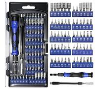 Homshsjhkis 62 Pcs Destornilladores Precisión, Caja Herramientas Completa, 62 en 1 Herramientas Portátil, Destornillador Multipuntas, Cabeza Magnética, Diseño Compacto y Portátil per Laptop, Gafas