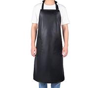 Homsolver Delantal impermeable de vinilo resistente al agua y ultraligero, delantal con material industrial