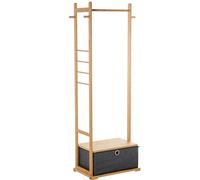 Homstart Perchero Burro Madera Bambu Na Tural/Gris - Natural, 0 x 0 x 0 cm
