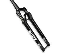 HOMSXPAC Bicicleta de Gravel 700C, 50 mm de Recorrido, Horquilla Delantera cónica de 1-1/2" para Todoterreno con Freno de Disco, Bloqueo Manual de Aire XC, Eje pasante de 100 x 12