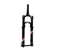 HOMSXPAC Horquilla de suspensión neumática MTB 26/27.5er, Recorrido de 100 mm, Eje pasante de 100x15 mm, cónica, Bloqueo Manual con amortiguación de Rebote, Am/FR/XC, Delantera para bicicle