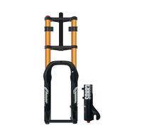 HOMSXPAC Horquilla para Bicicleta de montaña de 20/26 Pulgadas, Compatible con neumáticos Fat Air 4.0, 1-1/8", Recorrido Recto de 190 mm, Ajuste de amortiguación, Eje pasante delan