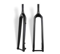 HOMSXPAC Horquilla rígida de Carbono para Bicicletas de montaña de Gravel, diámetros de 26", 27,5" y 29", Tubos Rectos/cónicos de 1-1/8", Freno de Disco Delantero, Eje pasante de 15 x 100 m