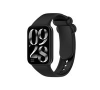 HOMTERN Correas compatibles con Xiaomi Mi Band 8 Pro, correas de repuesto de silicona flexible de ajuste rápido, color negro, Silicona