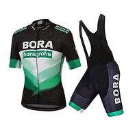 HOMTOL Conjunto de ropa de ciclismo para hombre maillot de manga corta culotte de ciclismo maillot de ciclismo para hombre transpirable de secado rápido con acolchado de asiento 3D