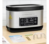 Homtone Máquina Sous Vide de 8 cuartos de galón, olla de precisión Sous | Circulación de agua 3D, control preciso de temperatura, Sousvide para filetes/mariscos/verduras, olla de carne con bolsas al