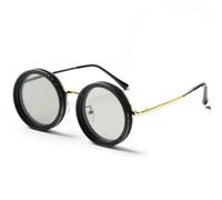 Homtrator Gafas de Sol Polarizadas Ajustables, Gafas de Sol con Tinte Ajustable con Filtro Nd Incorporado, Control Manual de Tinte(Black Gold)