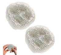 Homtrator Handmade Pressure Relief Balls, Portable Squeezy Stress Relief Sensory Toys, Deformable Handmade Ball Squeeze Toy, Stress Balls for Adults, Beads Pinch Music Grape Stressball