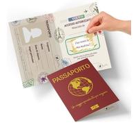 hOmty Pasaporte Quieres Ser Mi Madrina | Ideas para pedir que madrina y padrino bautizo | Rasca y gana con sobre