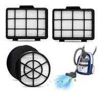 HOMURY 4 piezas de filtros de repuesto para Bosch Serie BBZ152EF 2 BGS05A221, BGS05A222, BGS05AAA2/01, BGS05A220/02, accesorios de filtro para aspiradora