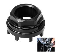 HOMURY Herramienta de bloqueo de bicicleta de acero al carbono: herramienta de pedalier de bicicleta con anillo de cierre de 8 dientes, herramienta de rodamiento interno compatible con Shimano SRAM