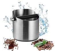 HOMURY Recipiente para portafiltros: recipiente para café espresso, portafiltros para café molido, caja para café molido, caja de café barista, accesorios para recoger y reciclar posos de café