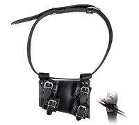 HOMURY - Soporte para espadas Katana con cinturón de 105 cm, cinturón robusto y cómodo para 2 Katana, perfecto para cosplay y entusiastas del samurái, accesorio de para fans de samurái