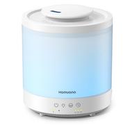 Homvana Humidificador Bebes mocos y tos and Difusor Aceites Esenciales Aromas, 1.5L Hasta de Para Dormitorio, Top-Fill Humidifier Plantas Ultrasonico, Difusor Aromatizador, Humidificadores Habitacion
