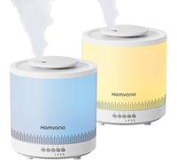 Homvana Humidificador para dormitorio, 1,5 litros, niebla fría, humidificador pequeño para bebés, difusor de aroma, aceites esenciales, aceite fragante, aromaterapia, nebulizador ultrasónico, aroma de