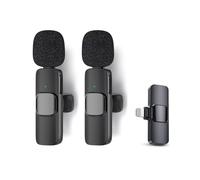 Homvik Micrófono Inalámbrico Lavalier para iOS Micrófono de Solapa Plug-Play para Facebook Youtube Vlog TikTok Reuniones en Línea Micrófono Portátile con Reducción de Ruido Inteligente