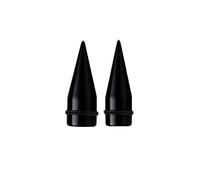 Homxi 2 PCS Tuneles Expansores 22mm,Expansores Oreja Acrilico Tuneles Expansores Cono Dilataciones Orejas Tunel Negro