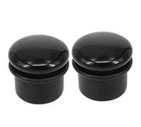 Homxi 2 Piezas Kit Dilataciones Orejas 20mm,Dilatacion Oreja Acrílico Kit Expansores Redondo Dilataciones Tunel Negro