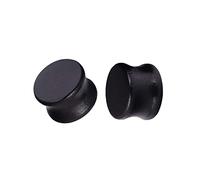 Homxi 2Piezas Dilataciones Orejas Set 8mm,Dilatadores Oreja Madera Dilataciones Oreja Hombre Madera Negra Tunel Dilatador Oreja Negro