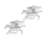 Homxi Gemelos Hombre Plata, Carrera de Caballos, Cobre, Camisa Gemelos Hombre