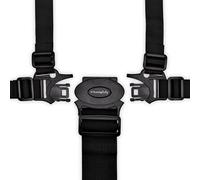 HOMYBABY® Arnes bebe 5 puntos universal - Anclaje cinturon seguridad niños - Arnes para bebes - Tronas, silla coche y carro bebe - Arnes seguridad silla niño - Enganches bicicleta niño (Black)