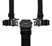 HOMYBABY® Arnes bebe 5 puntos universal - Anclaje cinturon seguridad niños - Arnes para bebes - Tronas, silla coche y carro bebe - Arnes seguridad silla niño - Enganches bicicleta niño (Black (EN))
