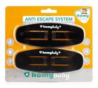 HOMYBABY® Hebilla para Silla de Bebé - Evita que el Niño Saque los Brazos del Arnés - Gancho Agrupador Infantil - Clip Sistema Antiescape para Silla Infantil, Trona y Carro