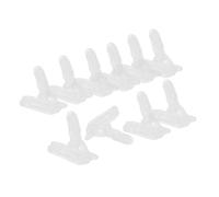 Homyl Abrazaderas para Toldos, Clips para Tiendas de Campaña, Agarres de Bloqueo, Clips para Toldos de Lona para Cubiertas de Automóviles Exteriores 10, Claro