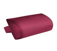 Homyl Almohada Reposacabezas Acolchada con Soporte Cuello Espuma Interior Transpirable Banda Elástica Ajustable Adecuada para en Espacios Interiore, Otros, Rojo Vino