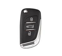 Homyl Carcasa Caso Cubierta de Llave Remota 3 Botón para Citroen C2 C4 Peugeot 306 407 408 Coche Auto