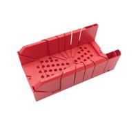 Homyl de Mano para Cortar Madera con Guía de Inglete para Uso en Exteriores, Rojo con Barra, 12.5inch