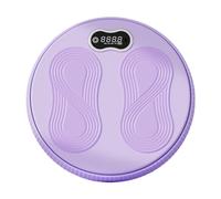 Homyl Disco Giratorio Cintura Ejercicio Placa Torsión Equilibrio Base Antideslizante Goma Flexible Fácil Uso Función Calorías Adecuada para Mujer, púrpura