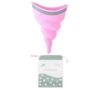 Homyl Dispositivo de Femenino para Mujeres Cama Coche con Embudo de Silicona Suave Reutilizable Compacto Fácil de Usar Permite Orinar de Pie Adecuado, Rosa