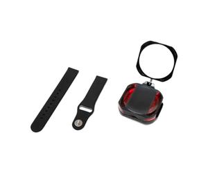Homyl Espejo Retrovisor de Muñeca Portátil con Indicador LED para Ciclismo