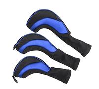 Homyl Golf Club Head Cover 1, 3 4 5 7 X Driver Headcovers, Hybrid Head Cover Set con Etiquetas Intercambiables Se Adapta a zul