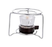 Homyl Lámpara Portátil de Alcohol con Lámpara Horno de Mecha Mini para Estufa de Alcohol Camping Picnic, con Rejilla