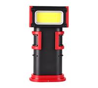 Homyl Luz de Trabajo LED Recargable Lámpara Portátil Linterna Manual Rotativa Base Firme Pantalla Material Pp Adecuada para Inspección Motor Taller 12.2