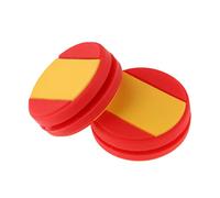 Homyl Paquete de 2 Amortiguadores de Vibraciones de Silicona Personalizados de Calidad con Nacional para Raquetas Y Cuerdas, España, 24x8mm