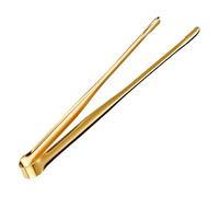 Homyl Pinzas de Cocina Pinzas para Pastelería Pinza para Carne de Acero Inoxidable Utensilios de Cocina Multifuncionales Prácticos Y Adecuado para, Oro L, tal como se describe