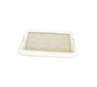 Homyl Potty Tray para Perros Bandeja de Entrenamiento de Baño Bandeja Antideslizante para Cachorros Soporte de Empapador de Malla Fabricado en PP a, Blanco