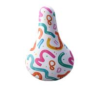 Homyl Sillín Infantil para Bicicleta, Suave, Antideslizante, con Diseño de Dibujos Animados, Ideal para Actividades Al Aire Libre. Líneas Coloridas, Líneas Coloridas