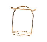 Homyl Soporte para Tazas de Café Organizador de Tazas Metálico con Ganchos Escurridor Y Portabotellas Bandeja para Encimera Adecuado para Cocina Sa, Capacidad para 6 tazas grandes., Individual
