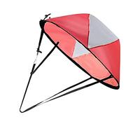 Homyl Tablero Instantáneo de Paleta de del Viento de PVC Portátil de 42 Pulgadas, Rojo
