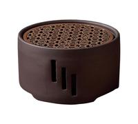 Homyl Tetera de Cerámica China con Mango Lateral, Tetera de, Calentador de Leche, Tetera para Cocina, Picnic, Camping, Casa de Té Al Aire Libr, Redondo, Individual