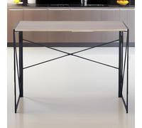 HOMYLIN Mesa de restaurante plegable, mesa de cocina de 100 cm para restaurante, cafetería, comedor, roble romano